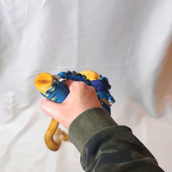 Crazy Twisted, Paracord Wrapped, Hiking/Walking Cane - Picture 6 of 11